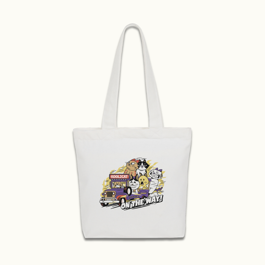 Biyaheng Langit - Pinoy Jeepney Ride x Cat Tote Bag