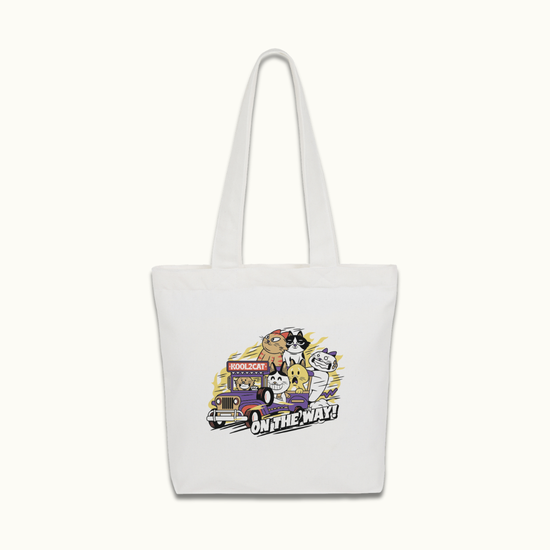 Biyaheng Langit - Pinoy Jeepney Ride x Cat Tote Bag