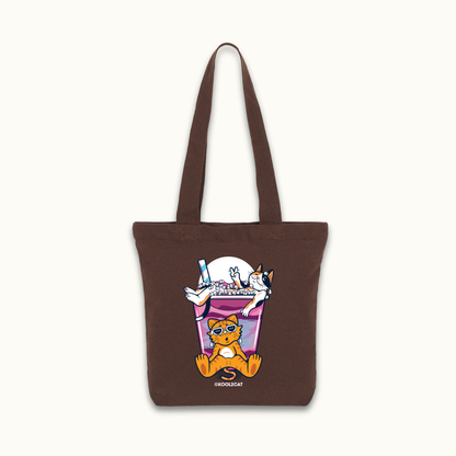 Iskrambol - Pinoy Ice Scramble x Cat Tote Bag
