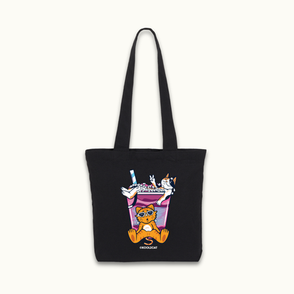 Iskrambol - Pinoy Ice Scramble x Cat Tote Bag