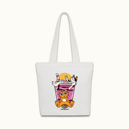 Iskrambol - Pinoy Ice Scramble x Cat Tote Bag