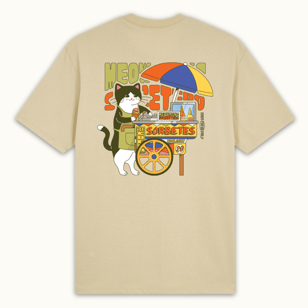Meowmang Sorbetero - Pinoy Sorbetes Ice Cream Cat Shirt (Classic Tee)