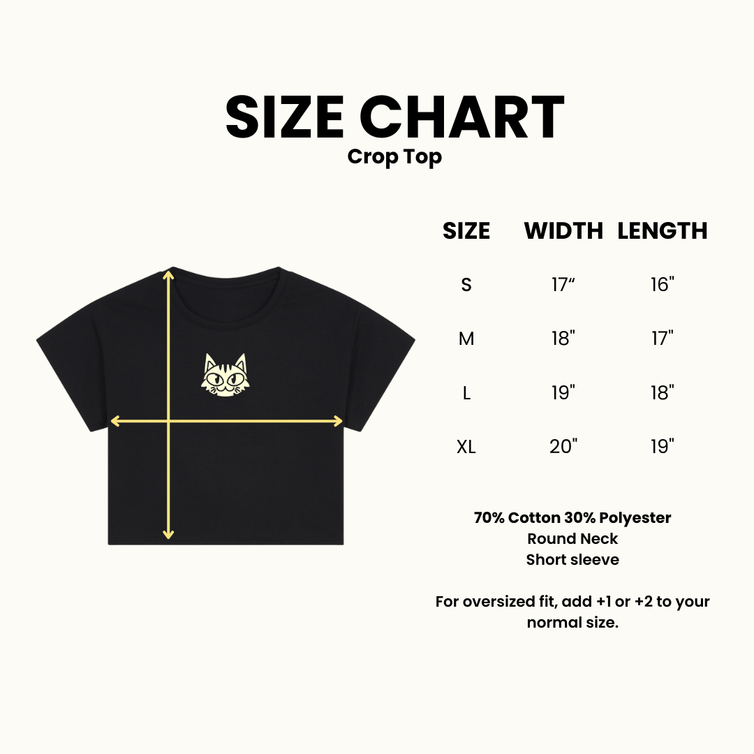 POSA Jeepney Signage-inspired Cropped Tee (Crop Top)