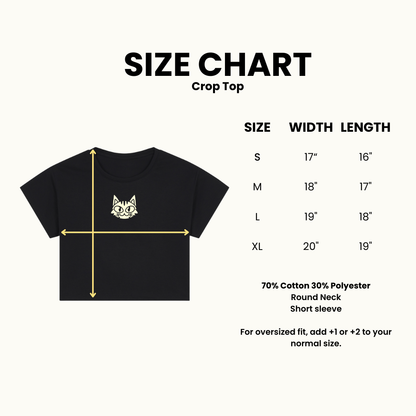 POSA Jeepney Signage-inspired Cropped Tee (Crop Top)