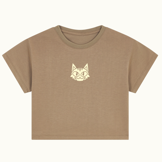 KOOL2CAT Iconic Cropped Tee (Crop Top)