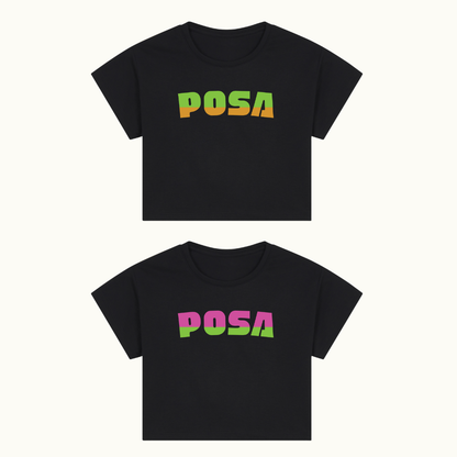POSA Jeepney Signage-inspired Cropped Tee (Crop Top)