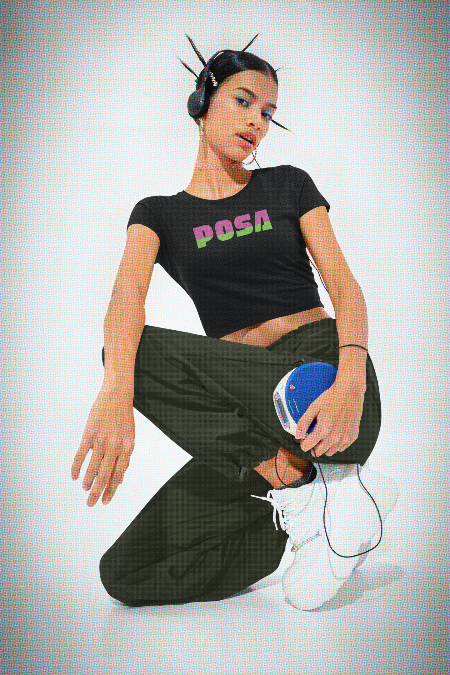 POSA Jeepney Signage-inspired Cropped Tee (Crop Top)