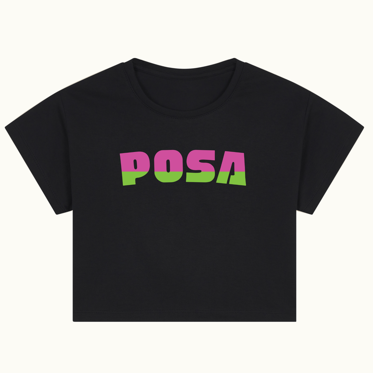 POSA Jeepney Signage-inspired Cropped Tee (Crop Top)
