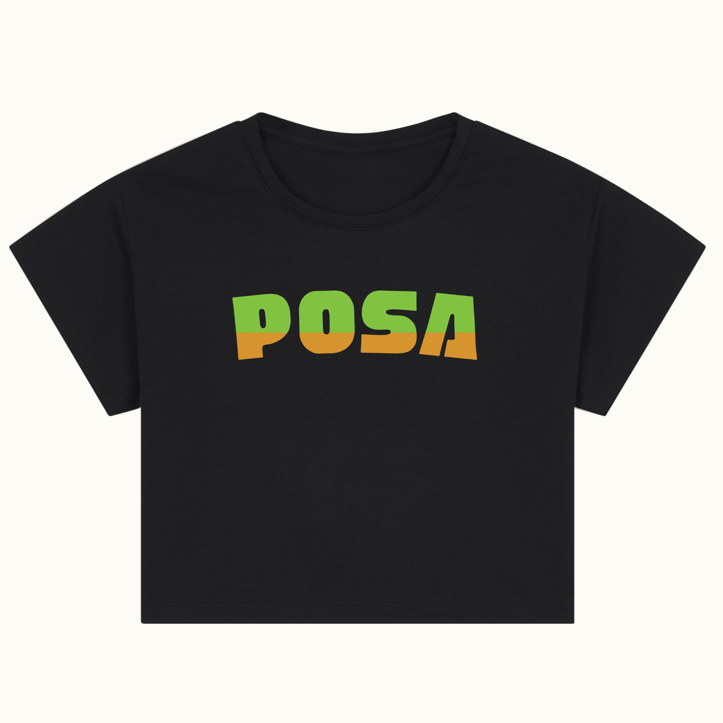 POSA Jeepney Signage-inspired Cropped Tee (Crop Top)