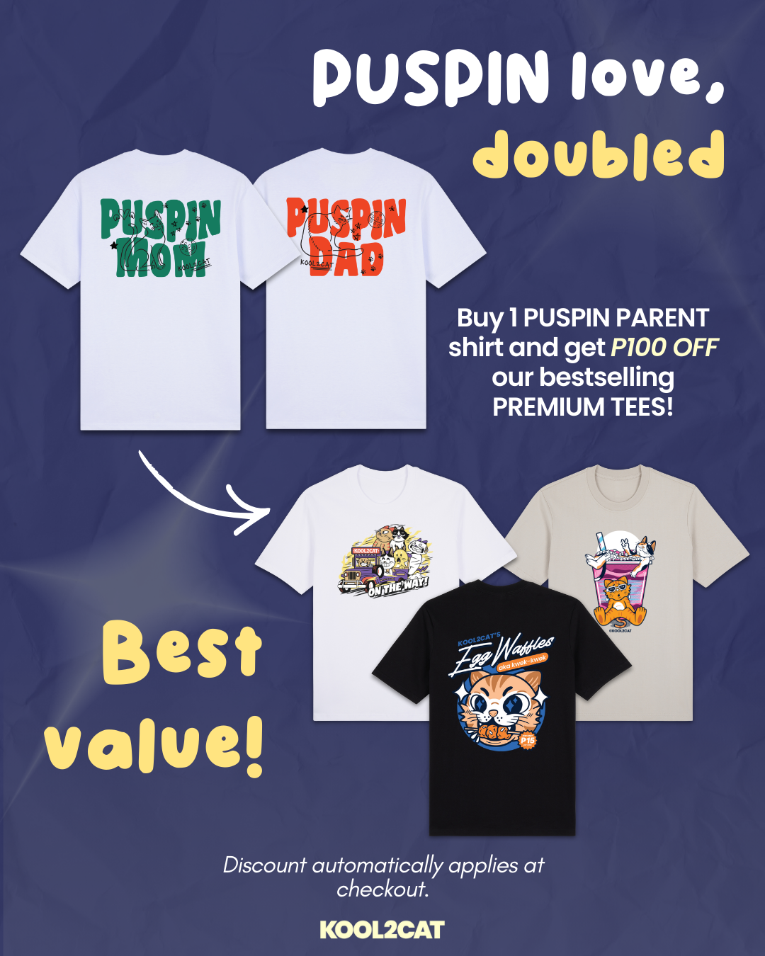 Puspin Mom Cat Shirt (Classic Tee)