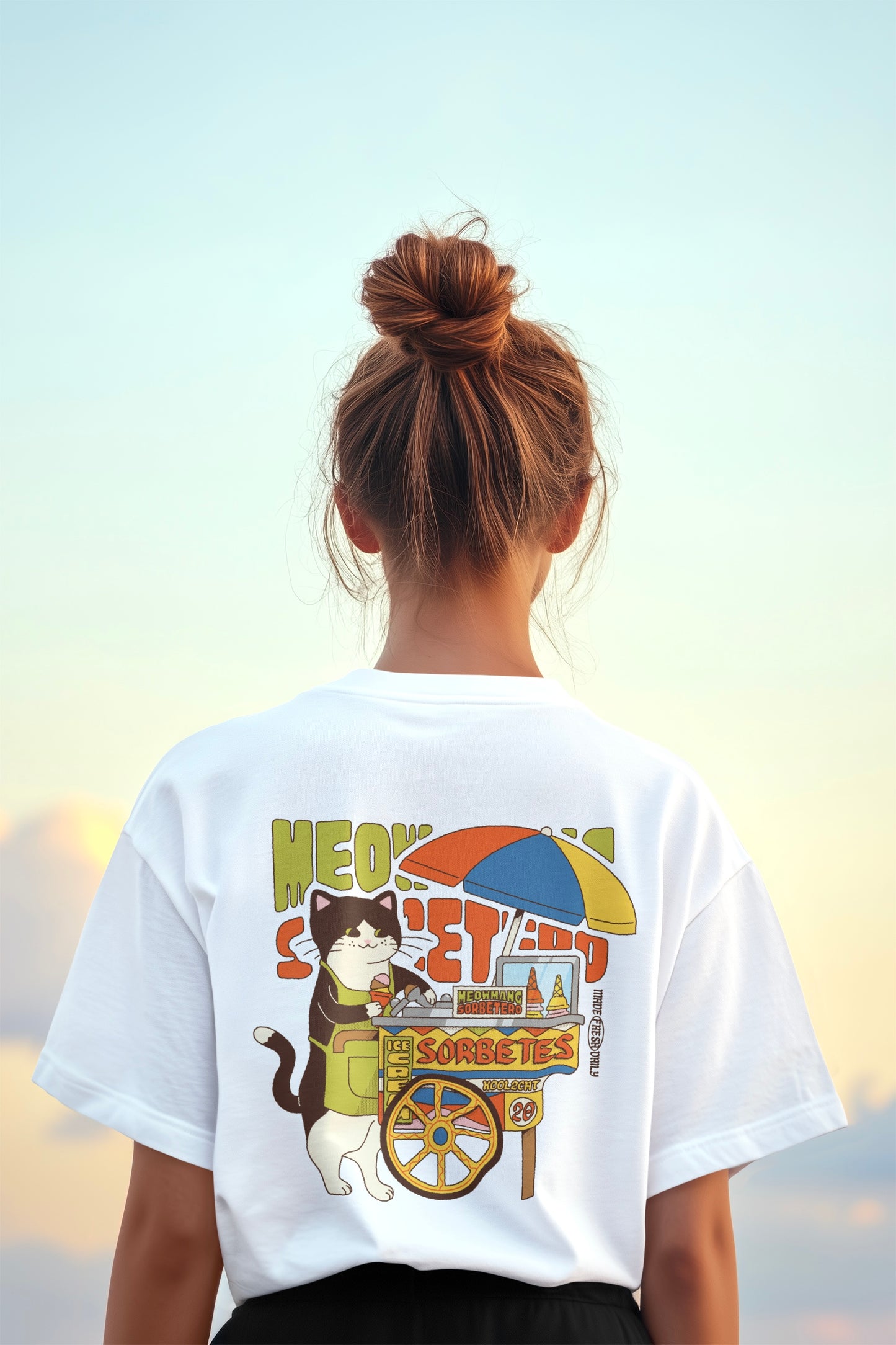Meowmang Sorbetero - Pinoy Sorbetes Ice Cream Cat Shirt (Classic Tee)