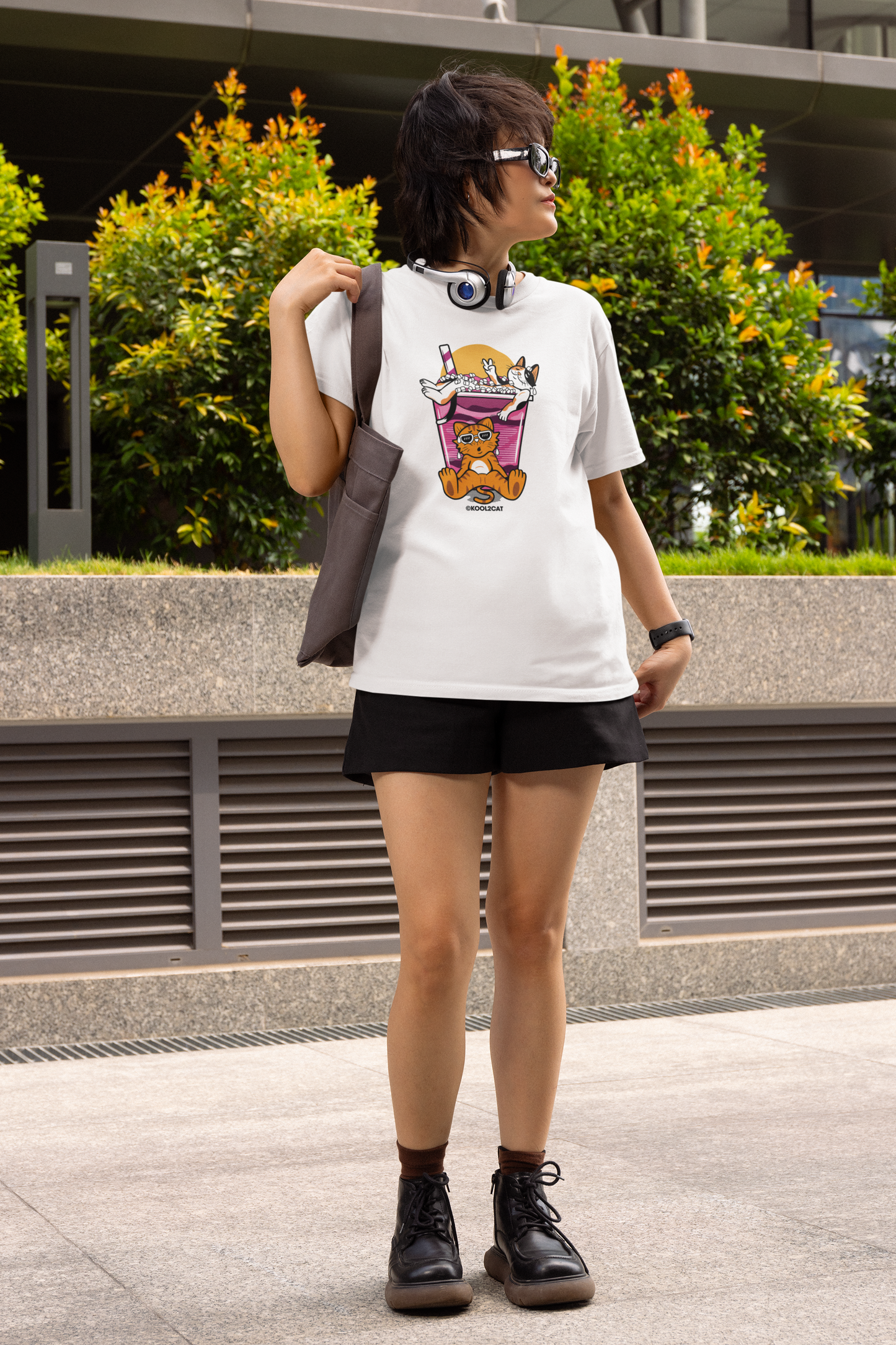 Iskrambol - Pinoy Ice Scramble Cat Shirt (Premium Tee)